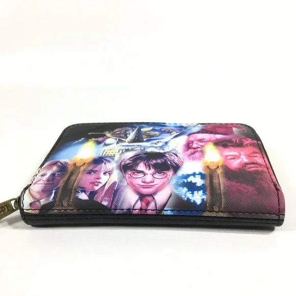 Loungefly Harry Potter Trilogy Sorcerers Stone Zip Around Wallet - Picture 6 of 15